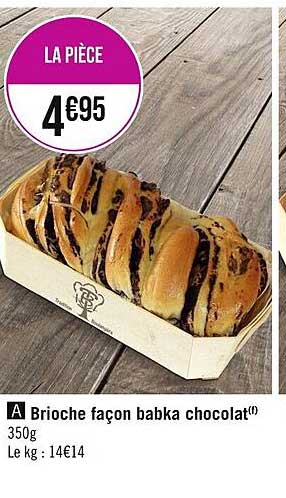 brioche façon babka chocolat