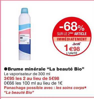 brume minérale "la beauté bio"