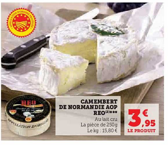 Camembert De Normandie Aop Réo