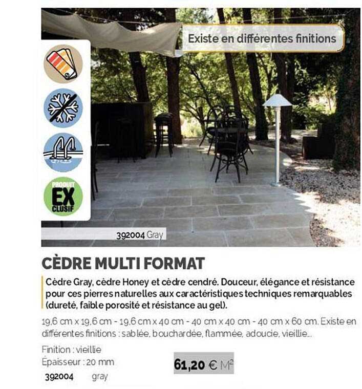 cèdre multi format