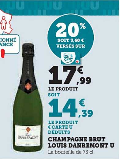 champagne brut louis danremont U