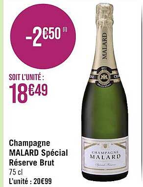 Champagne Malard Spécial Réserve Brut