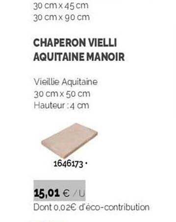 chaperon vielli aquitaine manoir