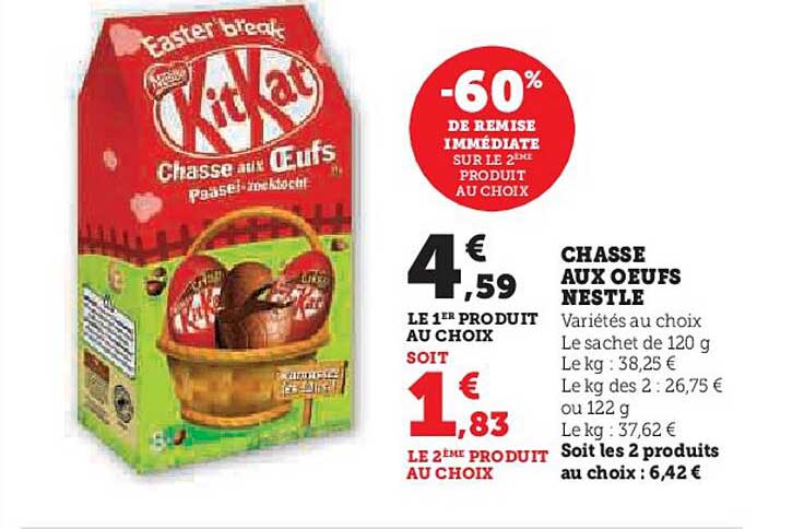 chasse aux œufs nestlé