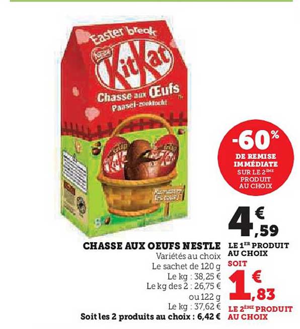 chasse aux œufs nestlé