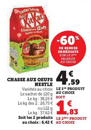chasse aux œufs nestlé