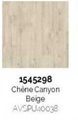 chêne canyon beige