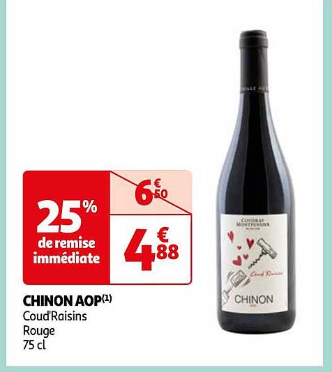 Chinon Aop Coud'raisins Rouge