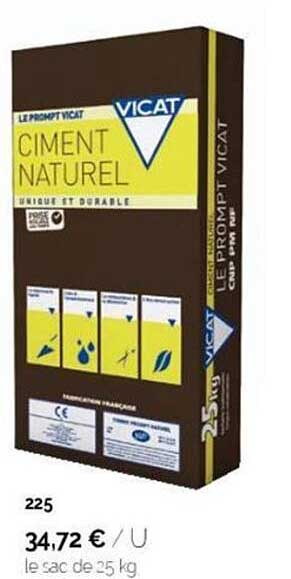 ciment naturel vicat