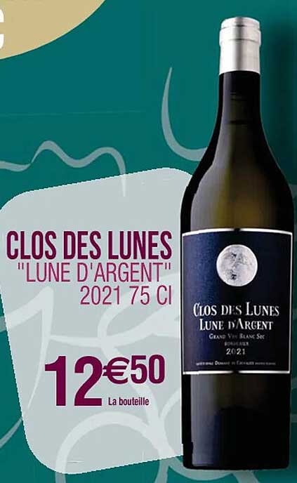 clos de lunes "lune d'argent" 2021