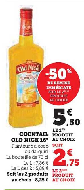 cocktail old nick 16°