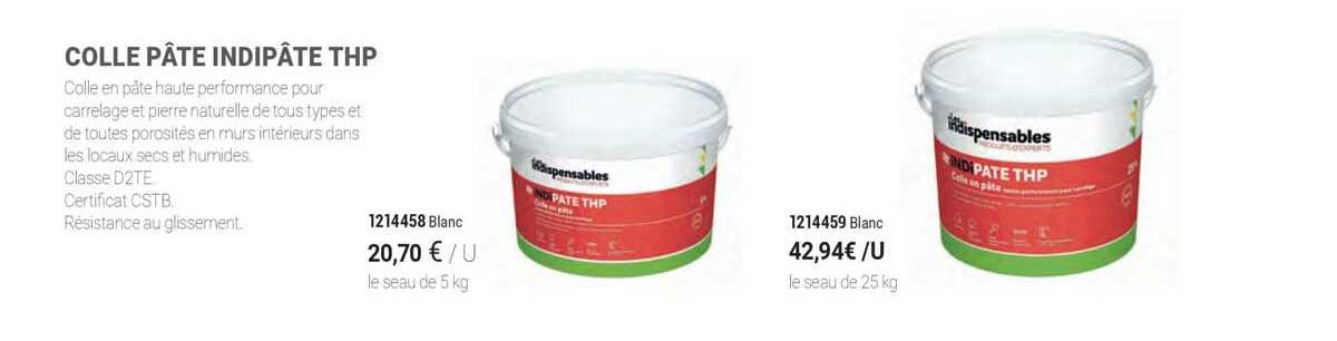 colle pâte indipâte thp
