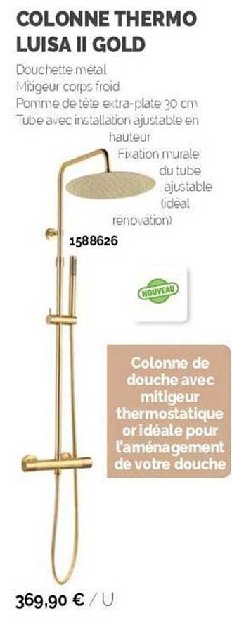 colonne thermo luisa ii gold
