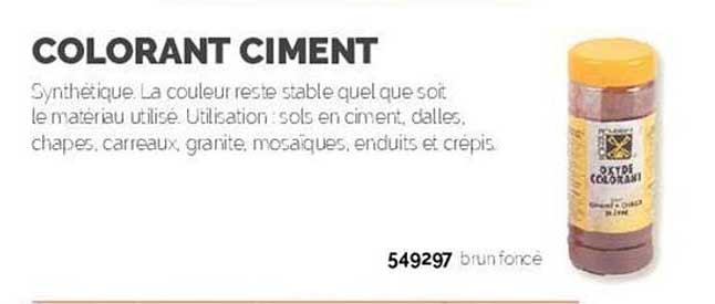 colorant ciment