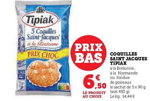 coquilles saint jacques tipiak