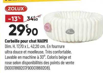 corbeille pour chat naomi zolux
