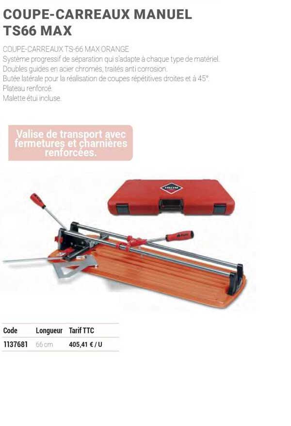 coupe-carreaux amnuel ts66 max