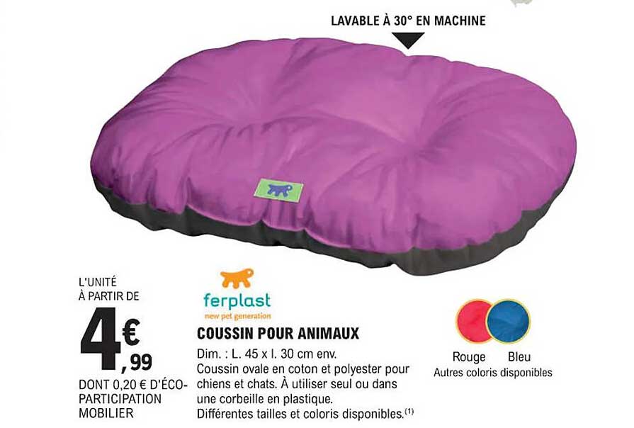 coussin pour animaxu ferplast