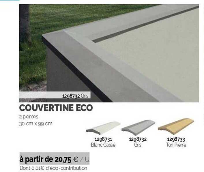 couvertine eco gris