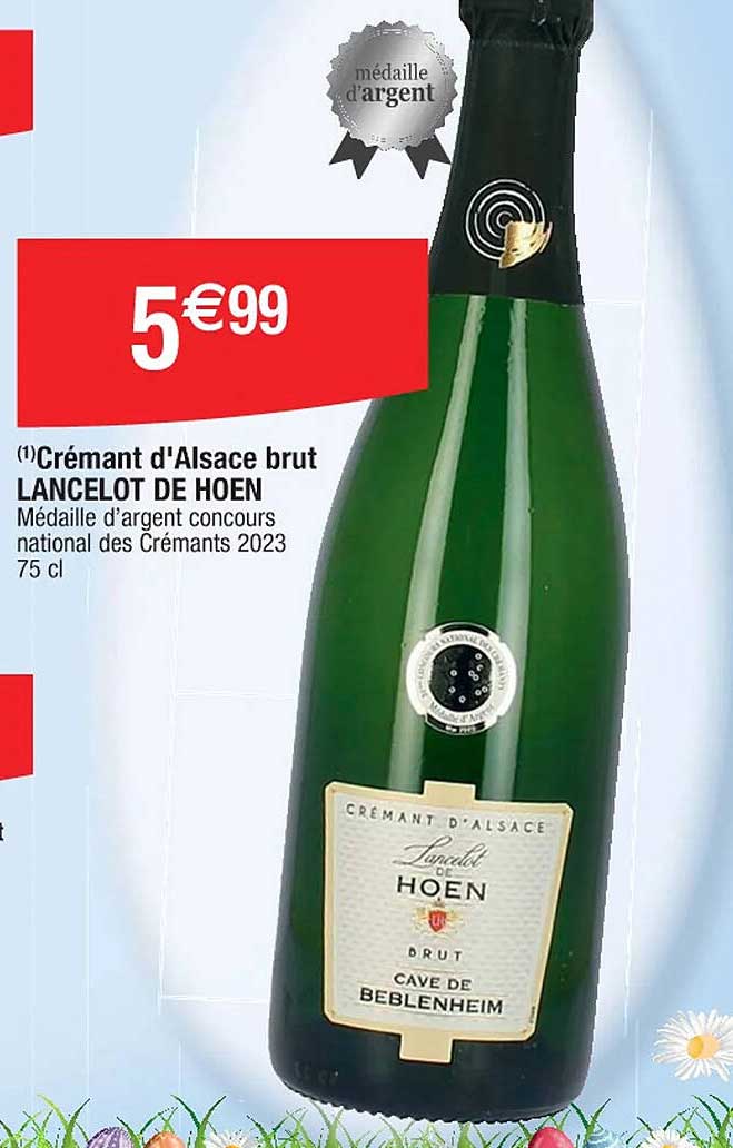 crémant d'alsace brut lancelot de hoen