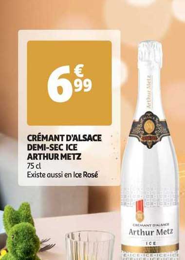 crémant d'alsace demi-sec ice arthur metz