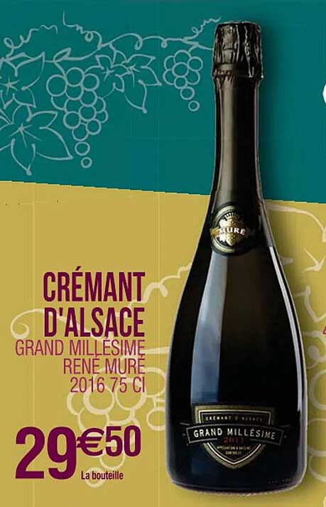 crémant d'alsace grand millésime rené muré