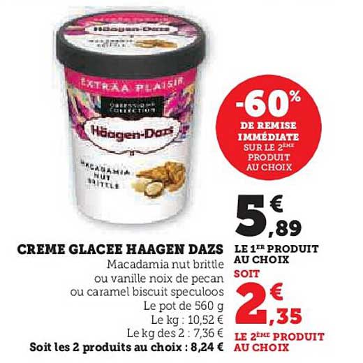crème glacée häagen dazs