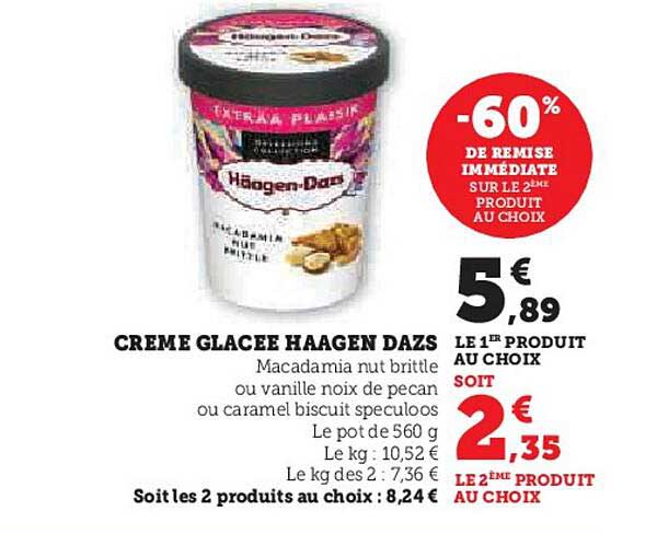 creme glache haagen dazs