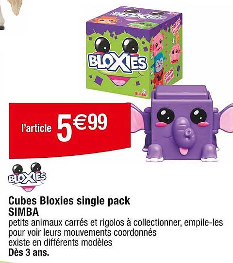 cubes bloxies single pack simba