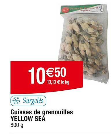 cuisses de grenouilles yellow sea