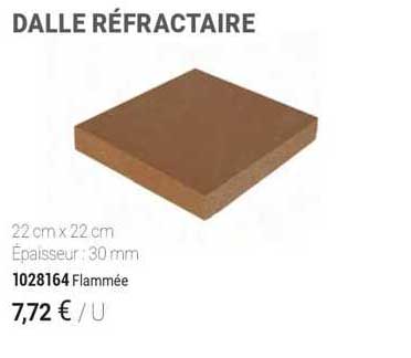 dalle réfractaire