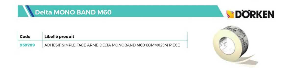 delta mono band m60 dörken