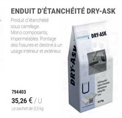 Enduit D'étanchéité Dry-ask