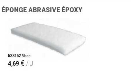 éponge abrasive époxy