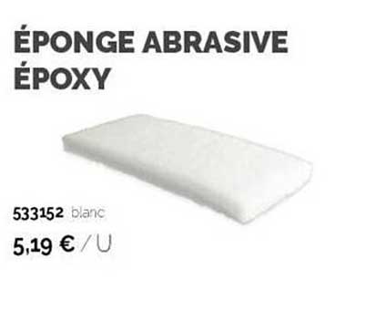 éponge abrasive époxy