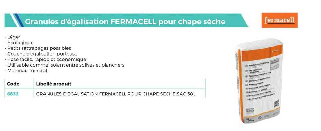 Fermacell Granules D'égalisation Fermacell Pour Chape Sèche