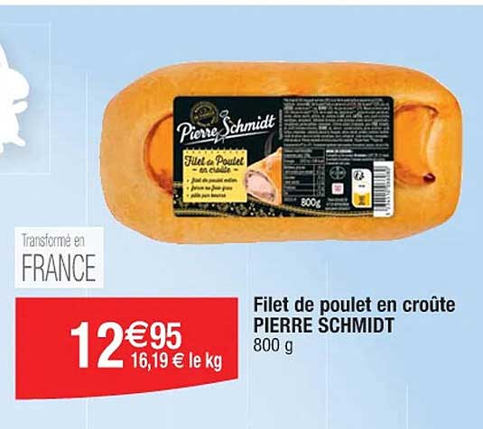 filet de poulet en croûte pierre schmidt