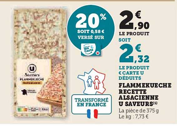 Flammekueche Recette Alsacienne U Saveurs