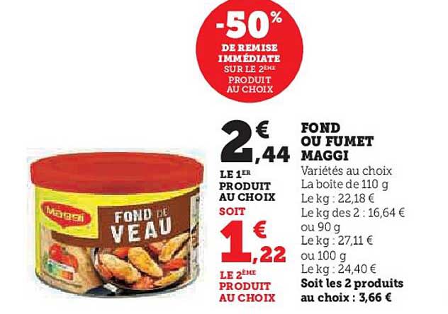 fond ou fumet maggi