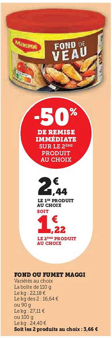 fond ou fumet maggi
