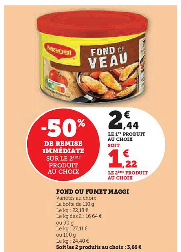 fond ou fumet maggi