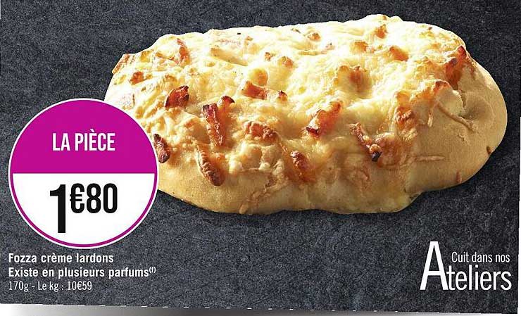 fozza crème lardons existe en plusieurs parfums