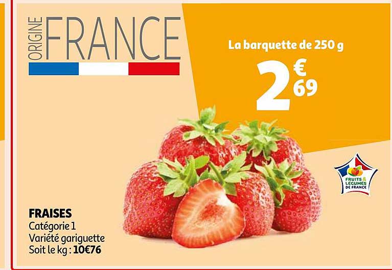 fraises gariguette
