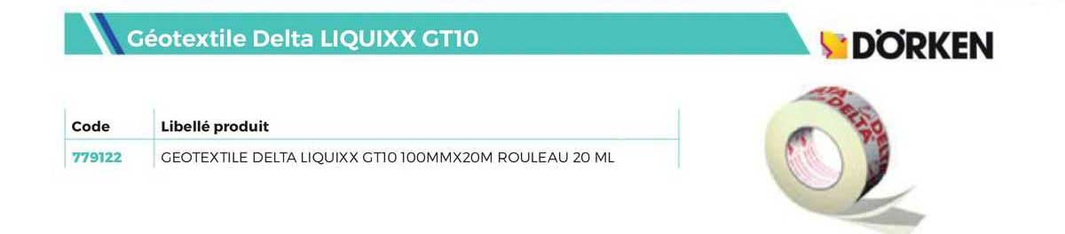 géotextile delta liquixx gt10 dörken