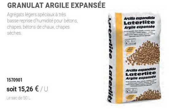 granulat argile expansée