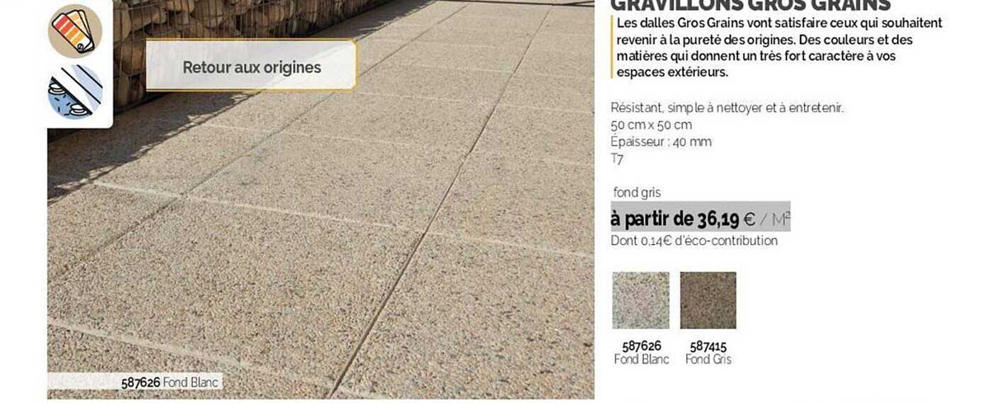 Gravillons Gros Grains