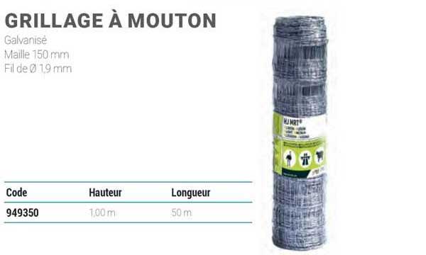 grillage à mouton