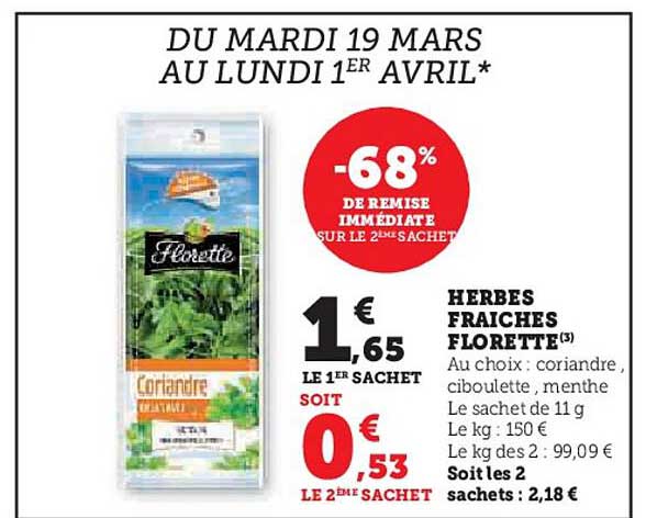 Herbes Fraîches Florette