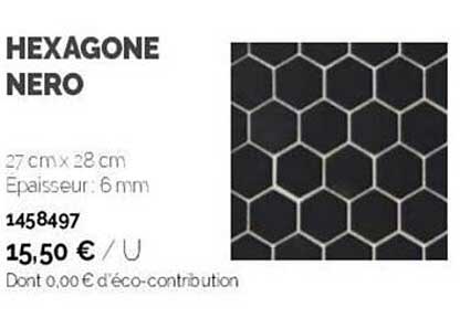 hexagone nero