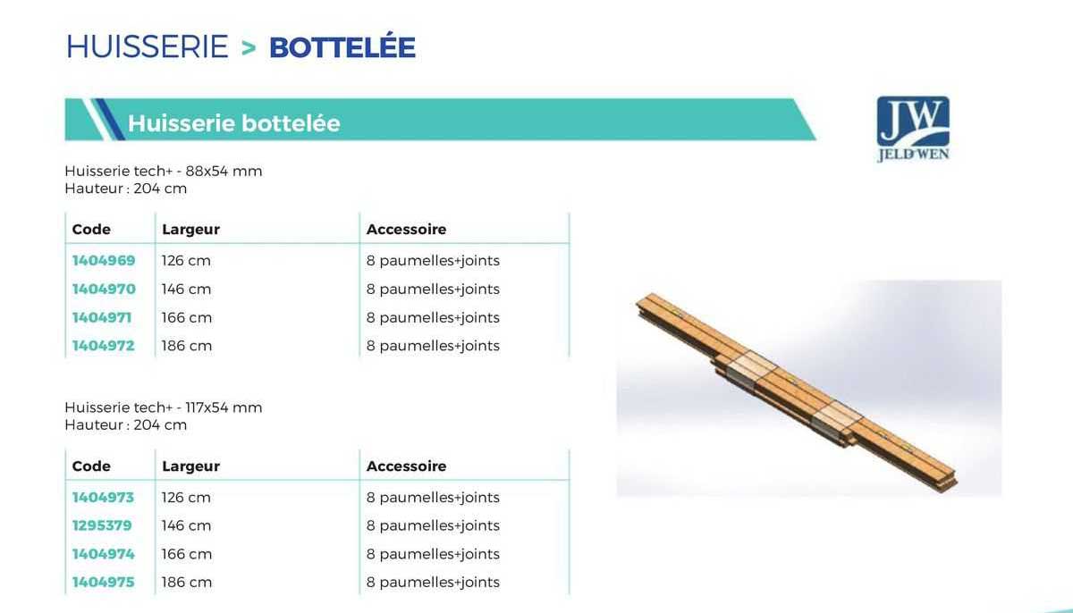 huisserie bottelée jeld wen